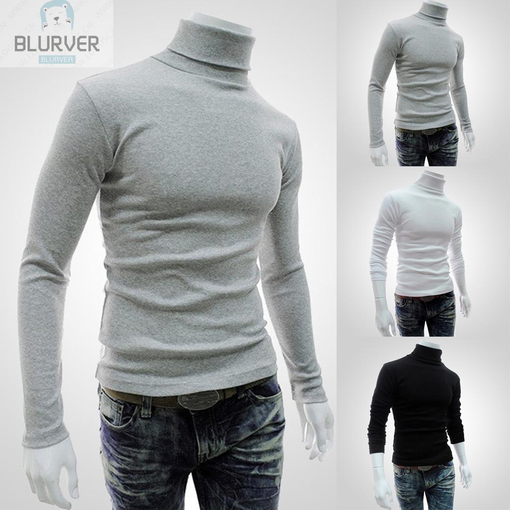 Áo thun dài tay cổ lọ giữ ấm dành cho nam