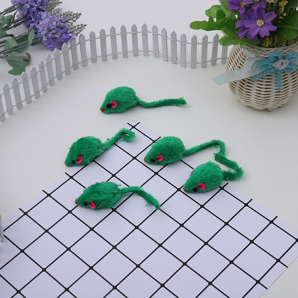 Set 24 Chuột Nhồi Bông Đồ Chơi Cho Mèo Cưng