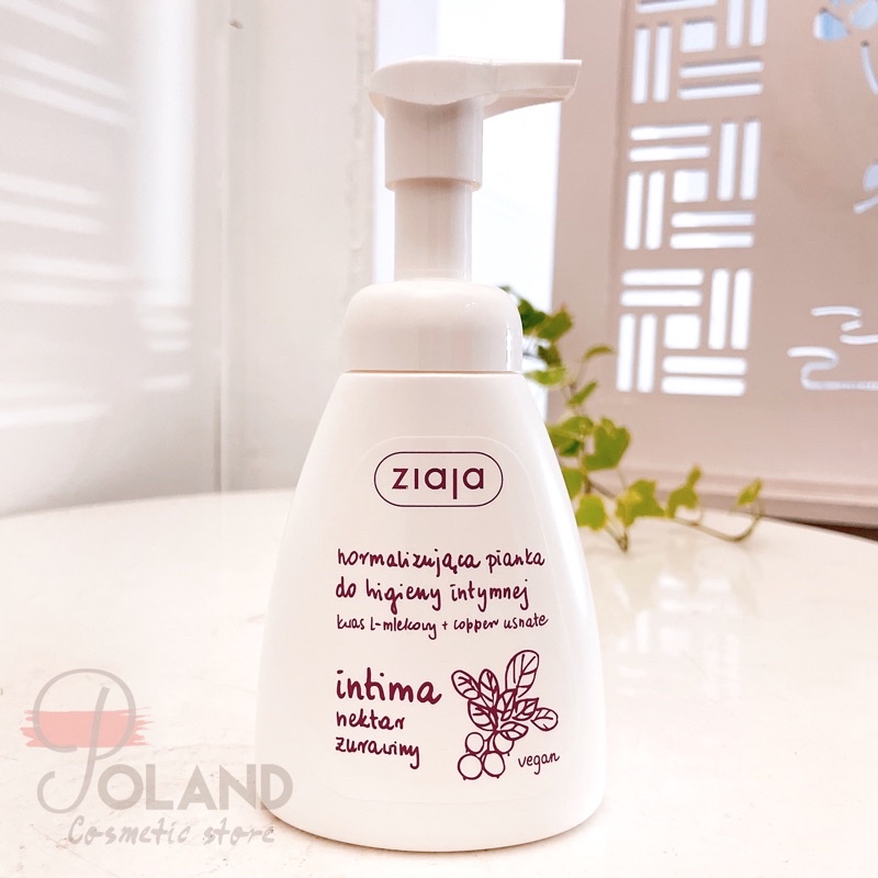 [ĐỦ BILL] Dung dịch vệ sinh dạng bọt Intima Ziaja dành cho mọi lứa tuổi 250ml