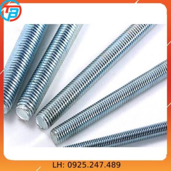 Thanh ren, ty ren, tiren thép mạ Phi 6 8 10 12 mm CÁP THÉP Thái Bình VinàN