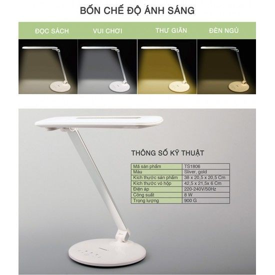 ĐÈN CHỐNG CẬN TIROSS TS1806 BA LAN CHO BÉ CHỐNG CẬN