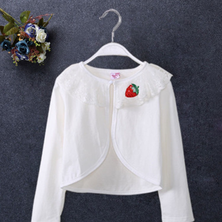 Áo Khoác Chống Nắng Tay Dài Thoáng Khí Thời Trang Cho Bé Gái