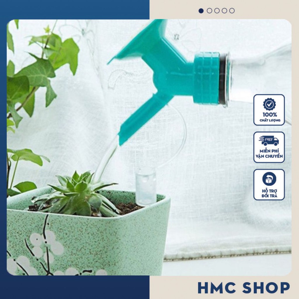 Đầu vòi hoa sen tưới cây bằng nhựa chất lượng cao lắp vào chai dễ ràng tiện dụng