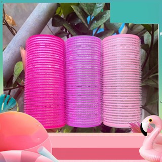 NXG Lô cuốn tóc Hàn Quốc lõi nhôm 12cm siêu to dài tự dính uốn mái dài cỡ lớn nhungxinhgai