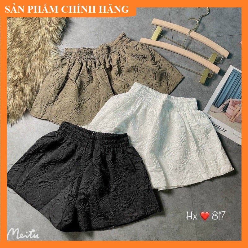 Quần short nữ dập nổi 3D xốp phồng cao cấp (Hàng loại 1) Mã sản phẩm: LACO18