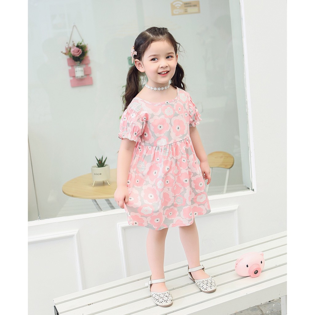 Váy cho bé gái 1989KIDS từ 1 đến 6 tuổi đầm bé gái hàn quốc,chất cotton mềm mại thoáng mát,hoạt tiết đáng yêu