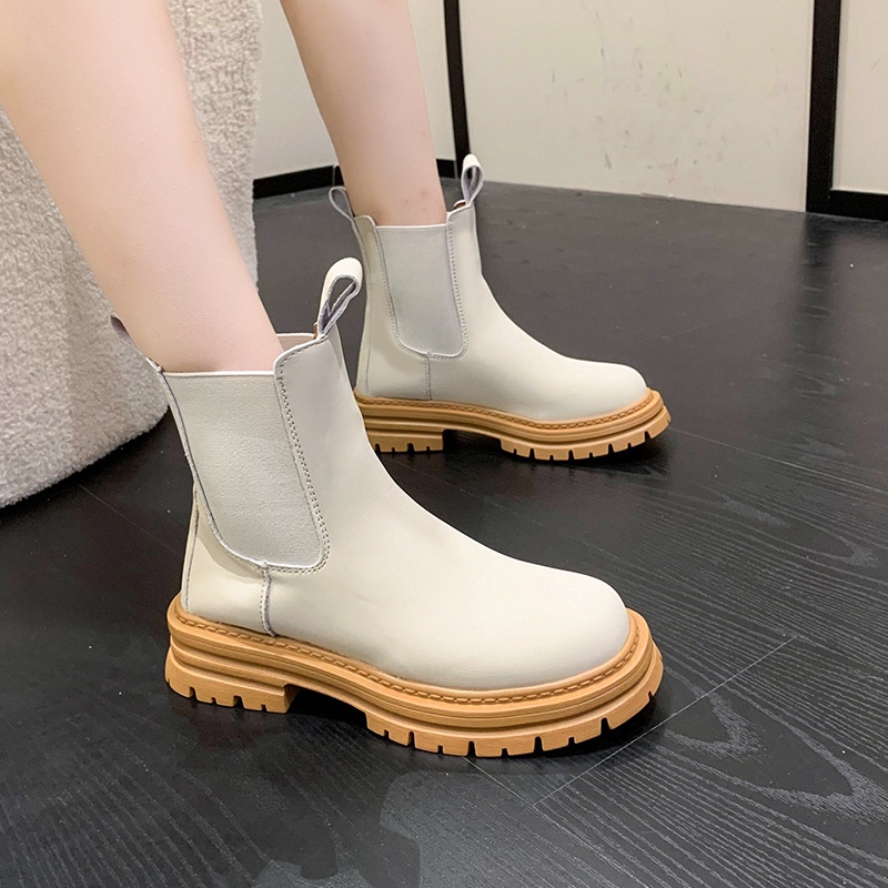 Giày Bốt martin Đế Dày Thoải Mái Phong Cách retro Cho Nữ