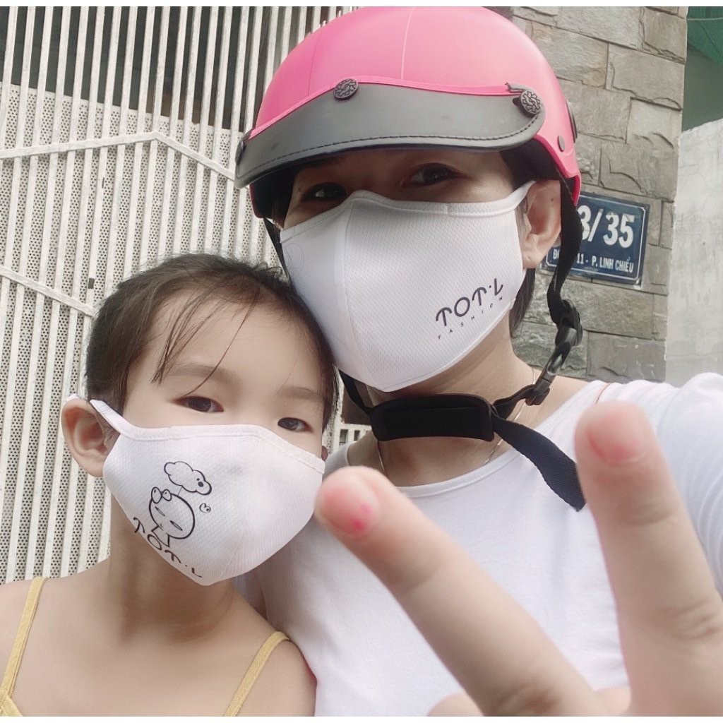 Khẩu trang vải 2 lớp cao cấp vải kháng khuẩn kháng giọt bắn chính hãng mềm mại an toàn cho da jaja | BigBuy360 - bigbuy360.vn