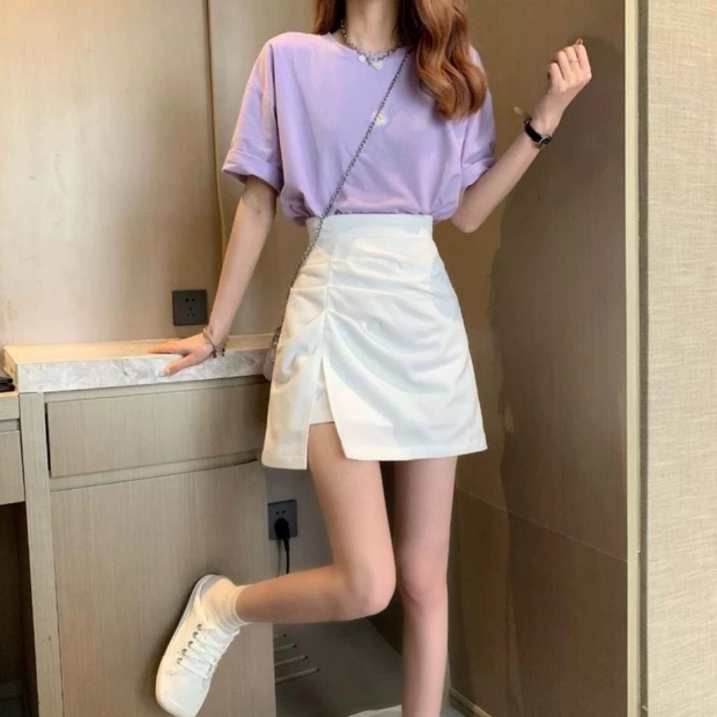 Chân Váy Nhún Dáng Chữ A Cạp Cao Gọn Eo Kiểu Bassic Chất Tuyết Mưa Siêu Hot | BigBuy360 - bigbuy360.vn