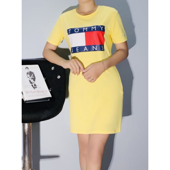 👘Đầm Tommy T_shirt vnxk full tem tag hãng