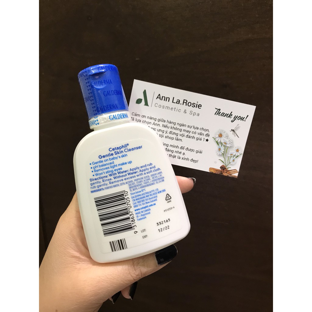 Sữa rửa mặt Gentle Skin Cleanser Cetaphil 125ml
