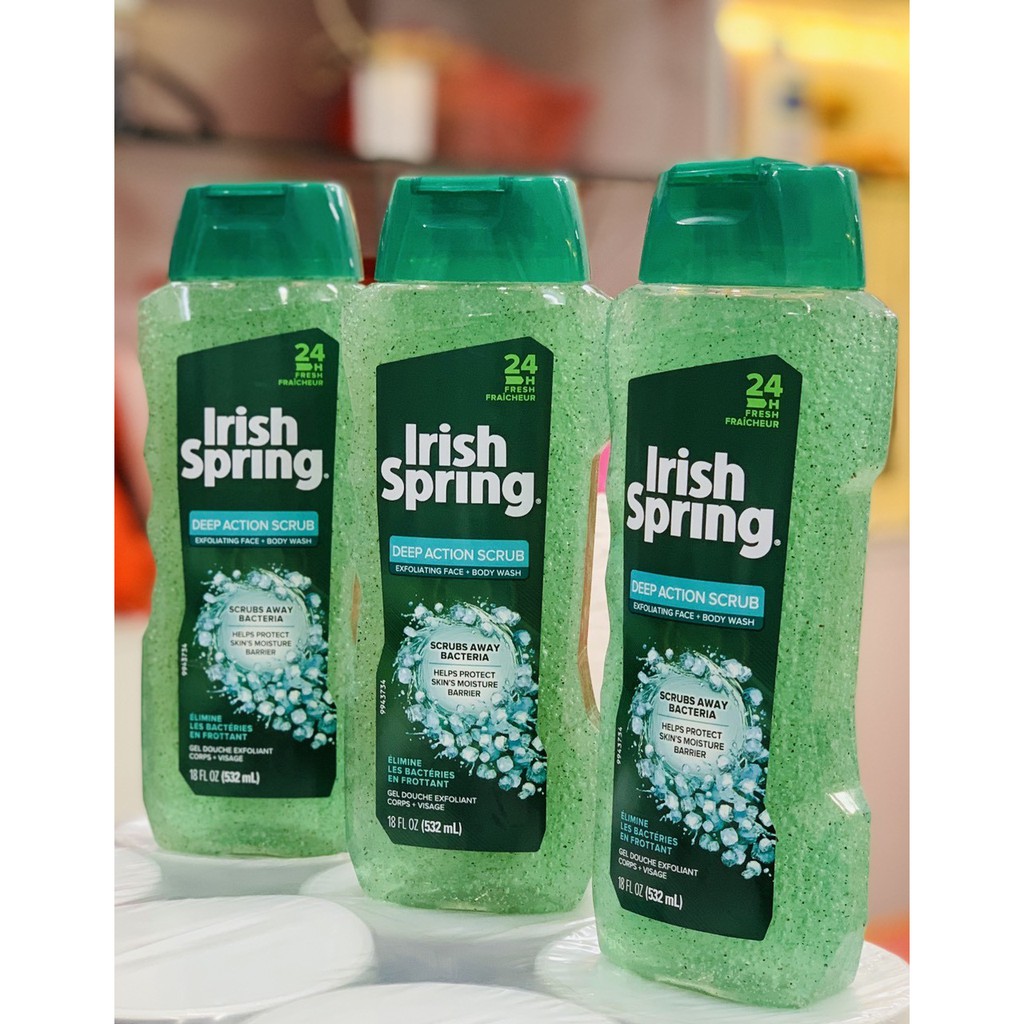 SỮA TẮM IRISH SPRING BODY WASH 532ML &amp; 964 ml (MỸ)