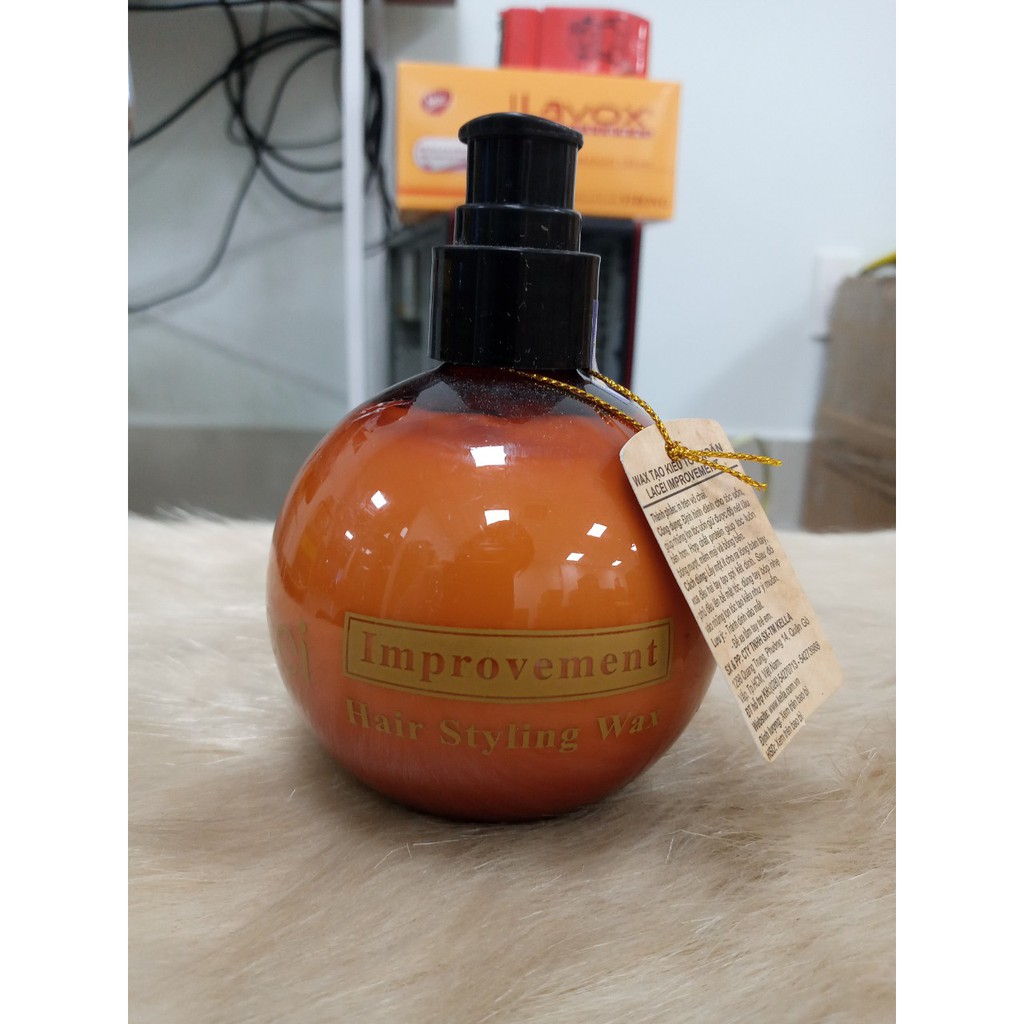 Wax tạo kiểu tóc xoăn LACEI nâu improvement 250 ml  tạo kiểu định hình nếp tóc bồng bềnh căng sóng tự nhiên.