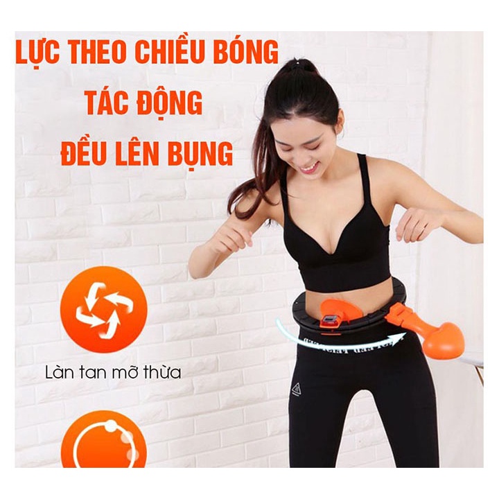 Dụng cụ tập gym tại nhà cho nam nữ, Vòng lắc eo thông minh tập bụng, con lăn 4 bánh XTOP X99