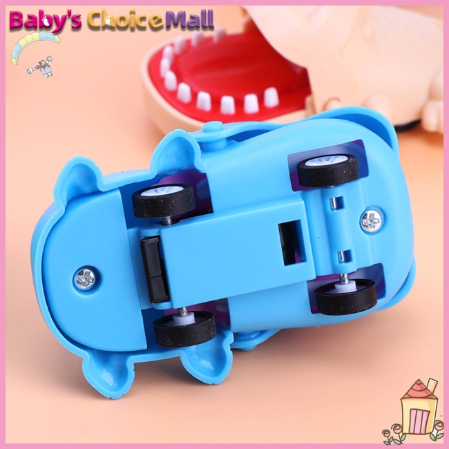 Đồ Chơi Hình Cá Sấu Hoạt Hình Mini Kéo Sau Xe Hơi