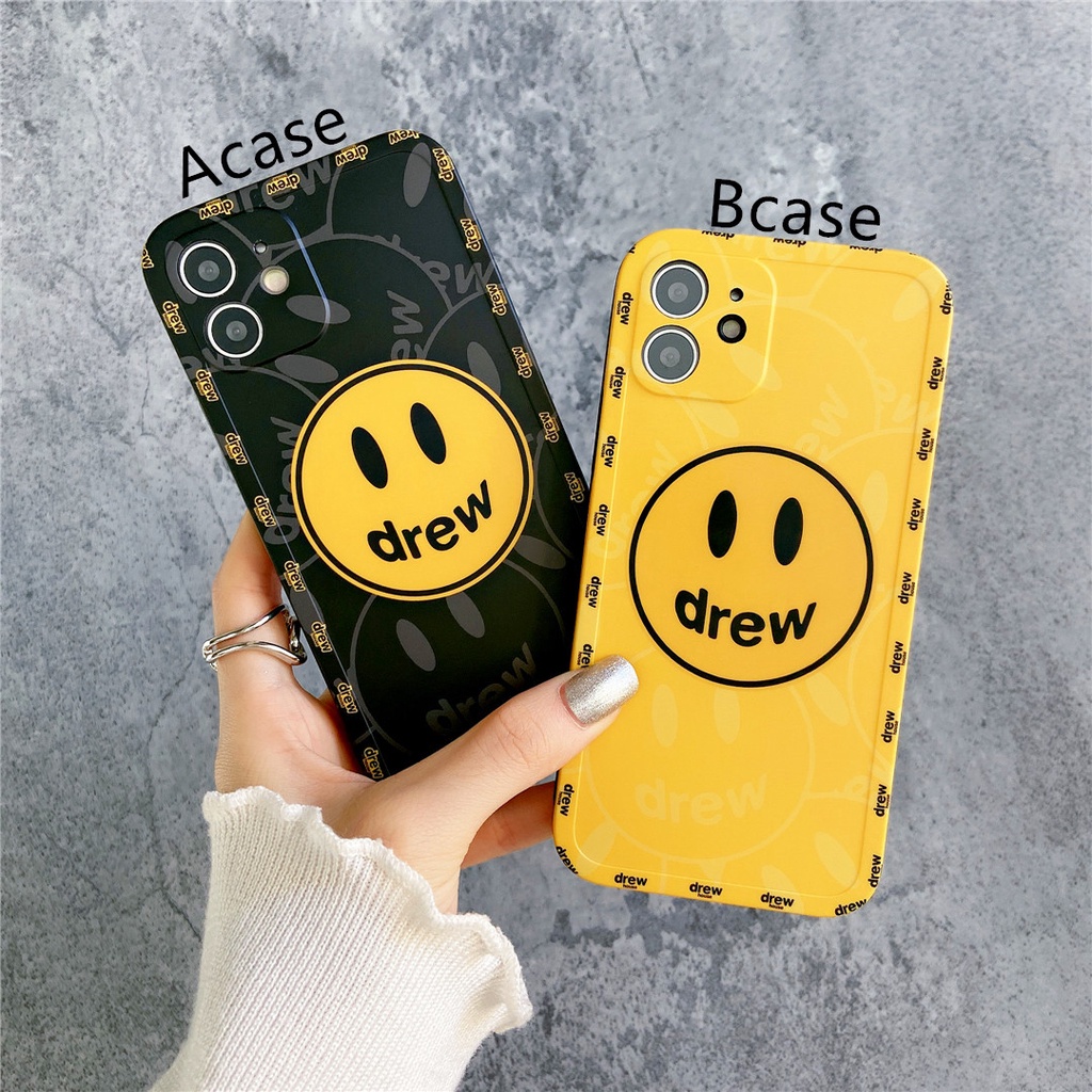 Ốp Điện Thoại Nhựa Mềm In Hình Vẽ Thời Trang DREW Cho iPhone14 13 12 mini 11 PRO MAX 6 / 6s 7 / 8plus SE2 X / XS XR XSMAX #Hg4515