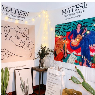 [Mã LIFEXANH03 giảm 10% đơn 500K] Tranh vải treo tường Matisse phong cách retro -may.decor-