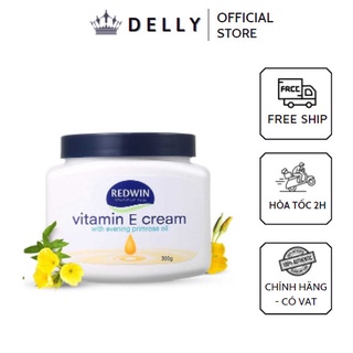 [Hàng Nội Địa Úc] Kem dưỡng da mềm mịn REDWIN Vitamin E Cream 300g - dưỡng ẩm cải thiện nứt nẻ, khô ráp da