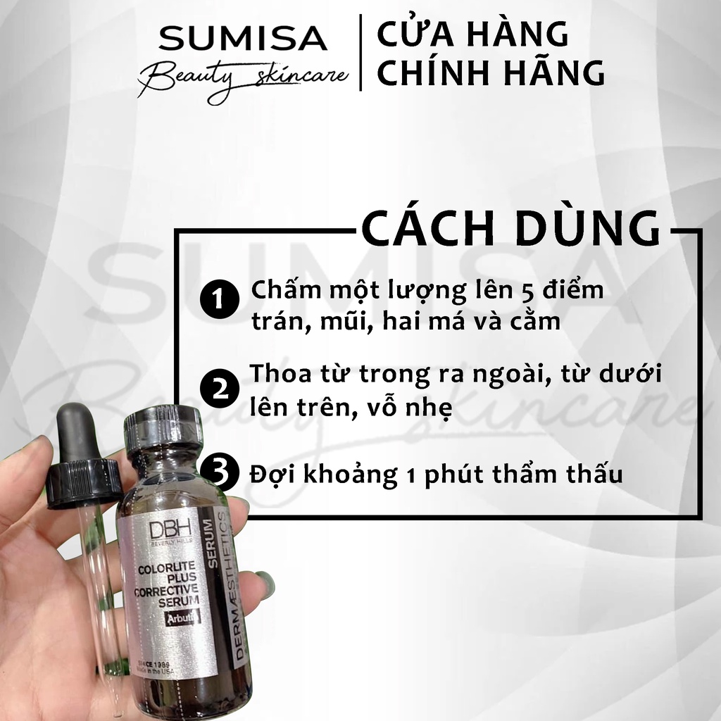 Serum dành cho da nám, nuôi dưỡng làm sáng da DBH Colorlite Plus Corrective Serum 30ml