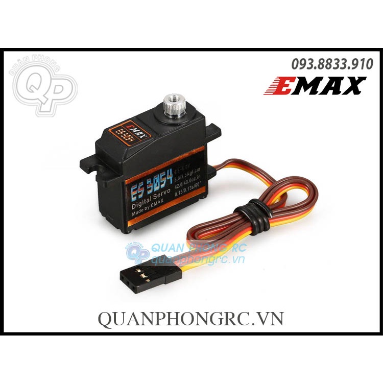 Động cơ servo EMAX ES3054 17g 3.5kg 0.13sec 23T Metal Gear Digital Servo