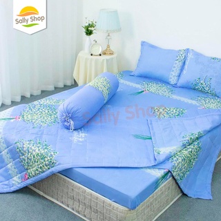 ĐỦ 5 MÓN GA GỐI CHĂN HÈ TRẦN BÔNG (được chọn mẫu)