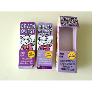 Bộ Thẻ Brain quest (2-6 tuổi)