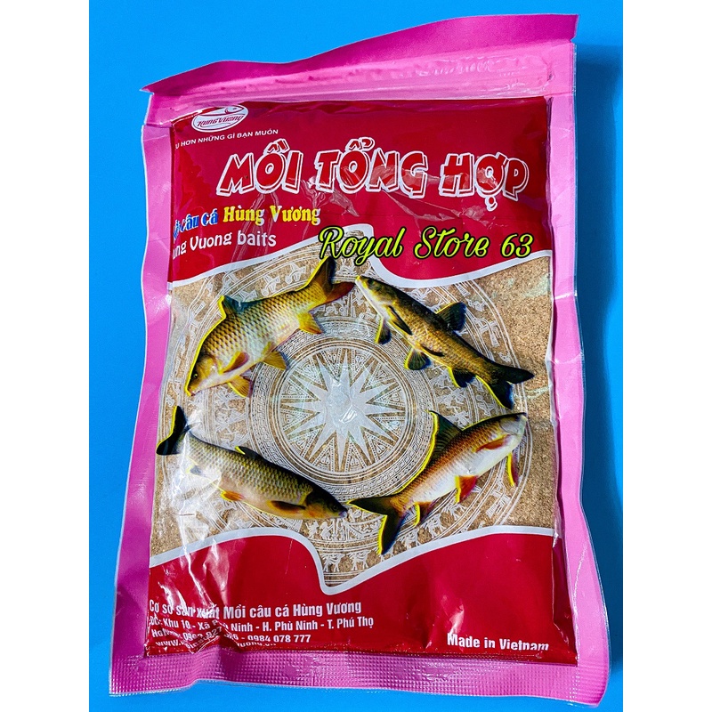 Mồi cám câu cá Tổng Hợp Hùng Vương (200gram)