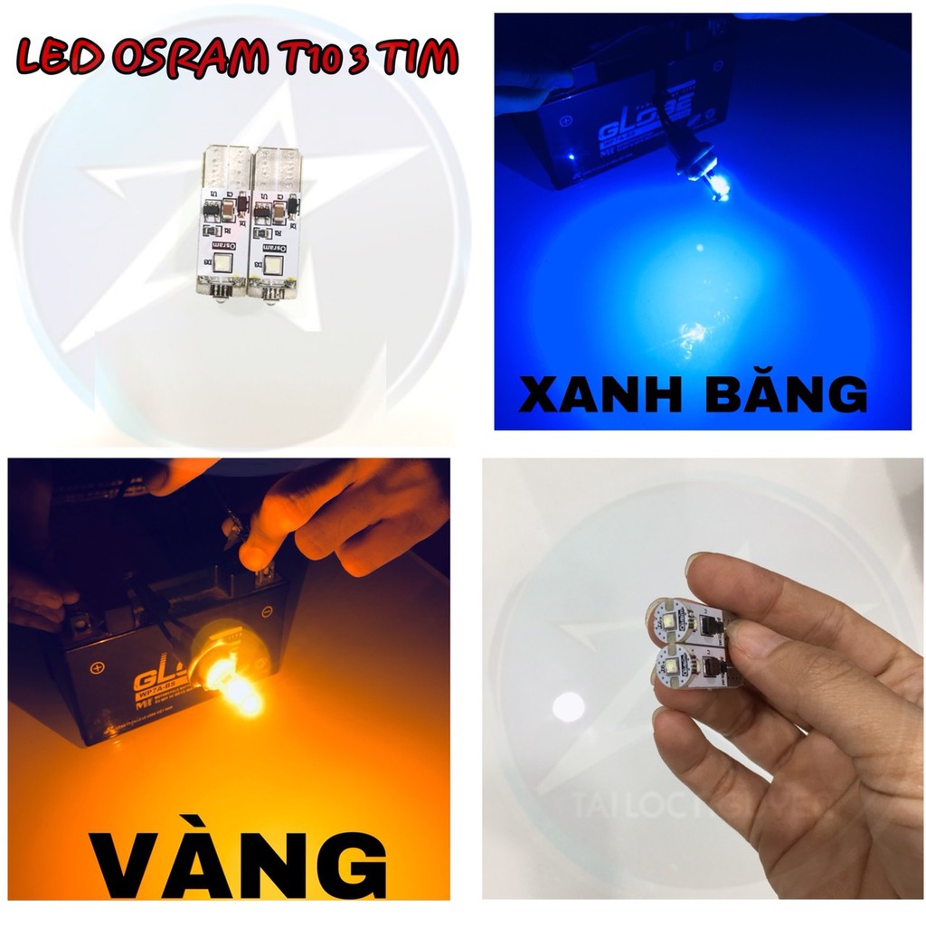 LED DEMI OSRAM T10 3 TIM SIÊU SÁNG