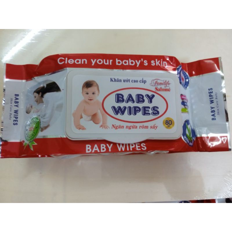 Khăn Ướt BABY Wipes 80g Không Hương - Như Ý bách hoá