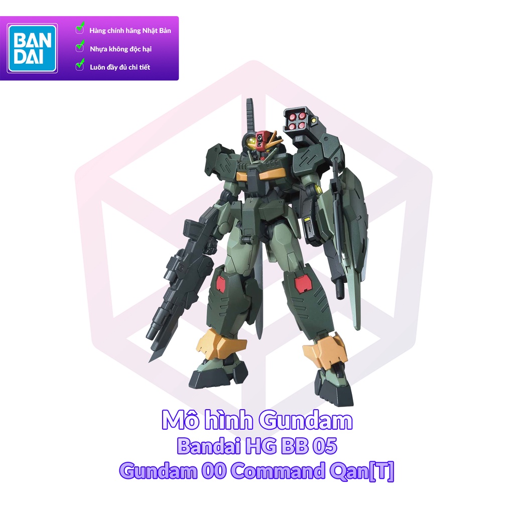 Mô hình Gundam Bandai HG 05 00 Command Qan[T] 1/144 Gundam Breaker Battlogue [GDB] [BHG]