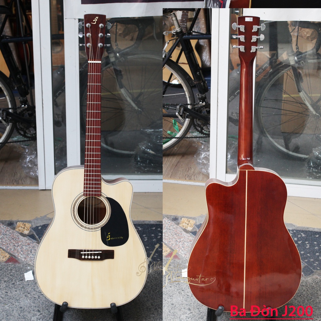 [Ship Hỏa Tốc Hà Nội 2h] Đàn Guitar Acoustic Classic Ba Đờn - Tặng 12 phụ kiện+ bao - Vinaguitar phân phối chính hãng