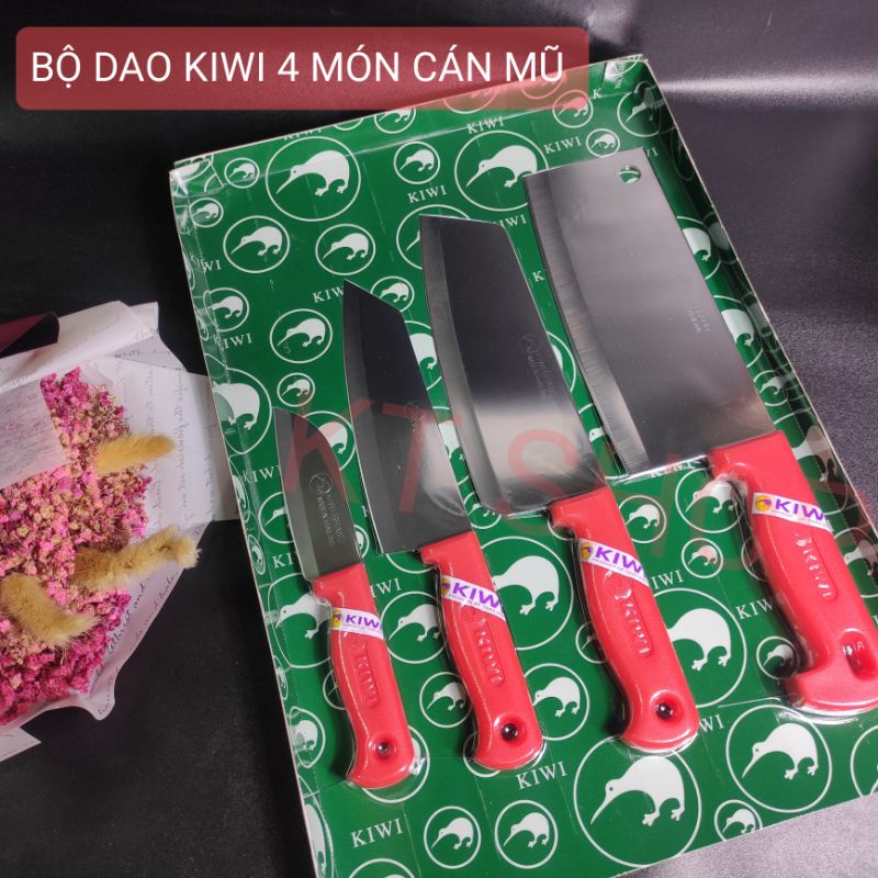Dao bộ KIWI cán mũ 4 món