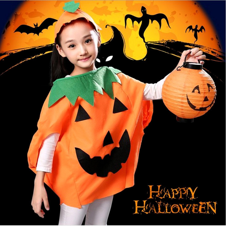 Bộ Đồ Hóa Trang Quả Bí Ngô Halloween Cho Người Lớn Và Trẻ Em