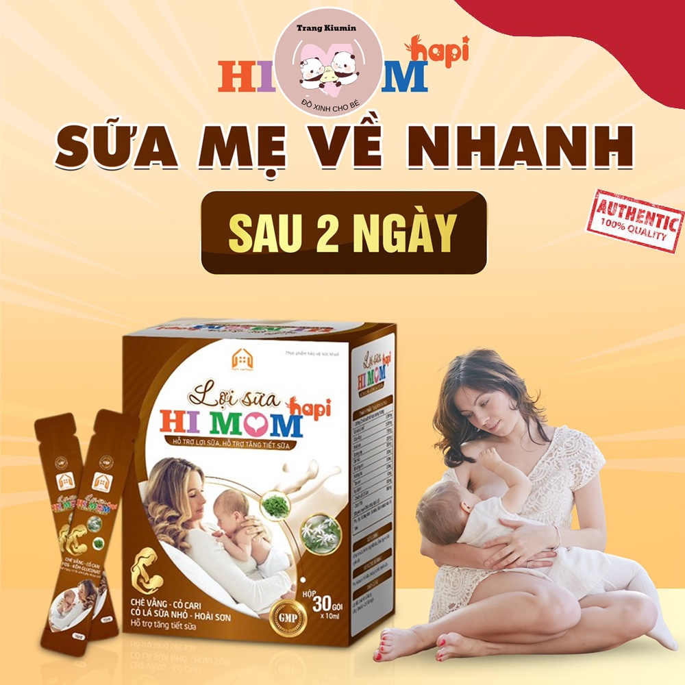 Lợi Sữa HaPi-Giúp Gọi Sữa Về, Mát Sữa, Thông Tắc Tuyến Sữa, Có Chè Vằng,Cỏ Sữa tốt Cho Mẹ Sau Sinh Đang Cho Bé Ti
