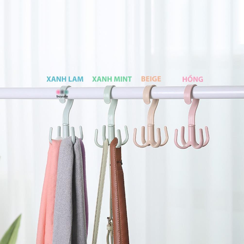 Móc treo túi xách tiết kiệm không gian - Móc xoay thông minh treo đồ