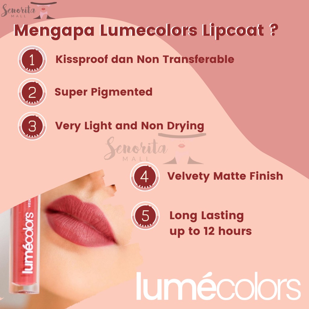 (hàng Mới Về) Son Môi Lume Màu Lì Lâu Trôi Không Phai | BigBuy360 - bigbuy360.vn