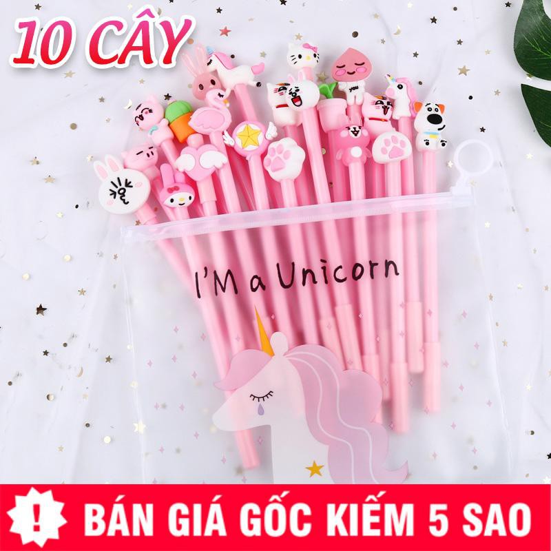 BỘ 10 CÂY VIẾT BI HÌNH THÚ SIÊU XINH P1155