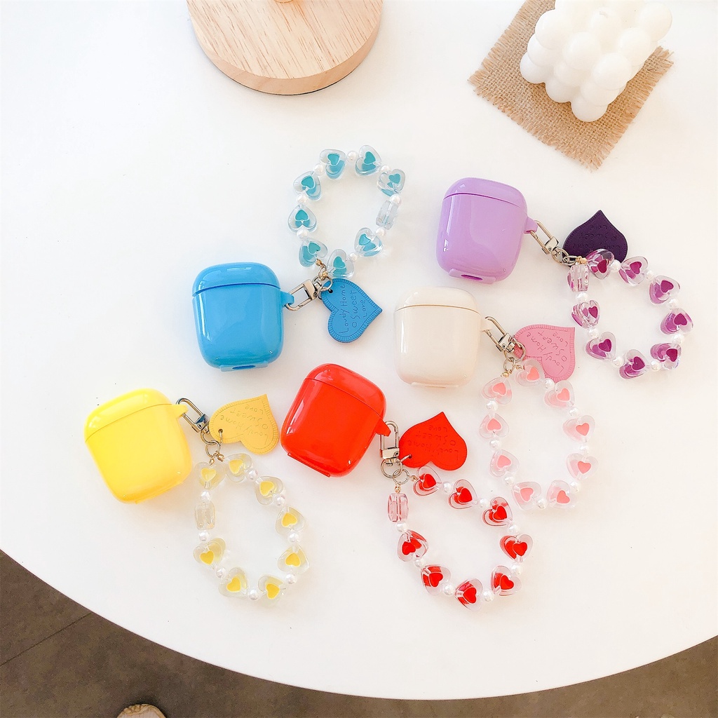Vỏ Bảo Vệ Hộp Sạc Tai Nghe Airpod Bằng TPU Mềm Chống Sốc Hình Hoạt Họa + Dây Đeo Hiệu Baseus ENCOK W04 / W04 pro tws