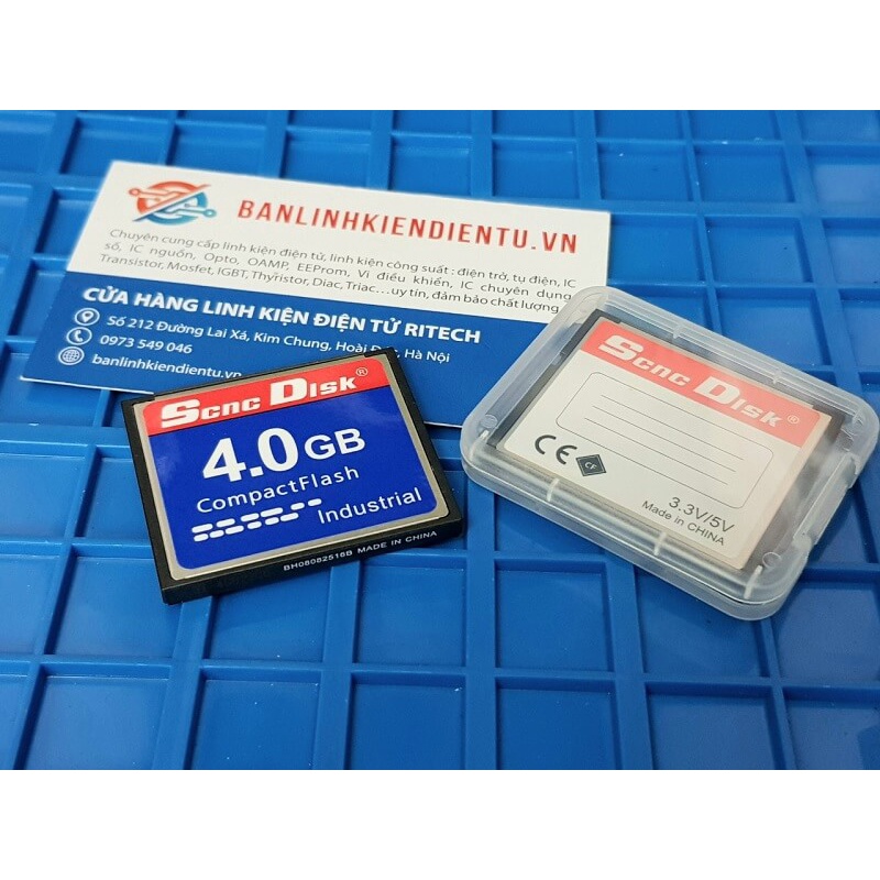 Thẻ Nhớ CF Cho Máy CNC Sandisk 4GB chính hãng