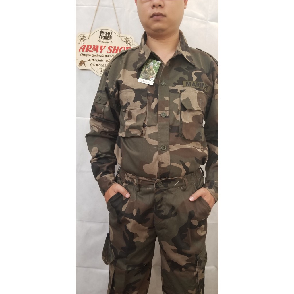 Bộ Quần Áo KAKI US ARMY RẰN RI NÂU  ( LOẠI CAO CẤP )