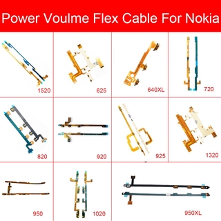 Dây cáp flex nút tăng/ giảm âm lượng bên hông cho Nokia Lumia 720 640XL 1520 920 950XL 820 640 950 1020 925 625 1320
