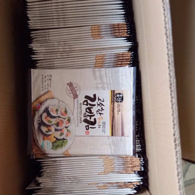 Rong biển cuộn cơm,Sushi,Kimbap(Gimbab)Hàn Quốc 10 lá KFood,AnKanFood