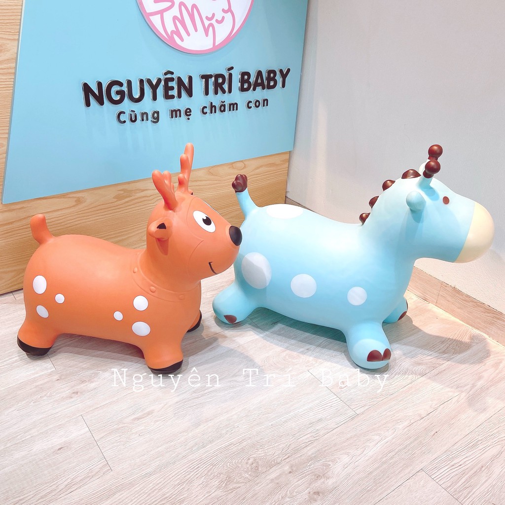 [Chính Hãng] Thú nhún cao cấp Toys House mẫu mới kèm bơm