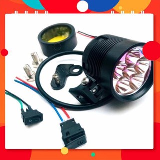 Đèn led trợ sáng L6 kính tím.Hàng cao cấp siêu sáng [bảo hành 8 tháng ]