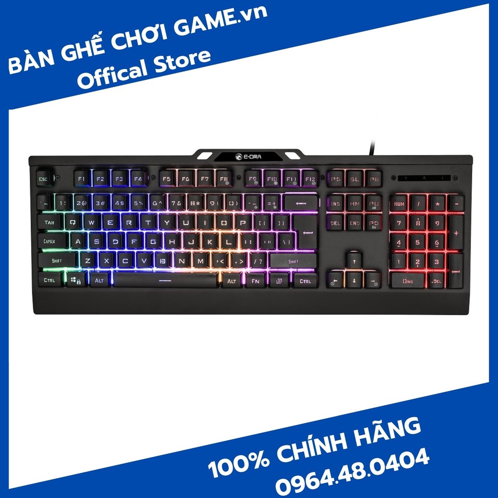 Bàn phím giả cơ E-Dra EK701 RGB - Hàng chính hãng