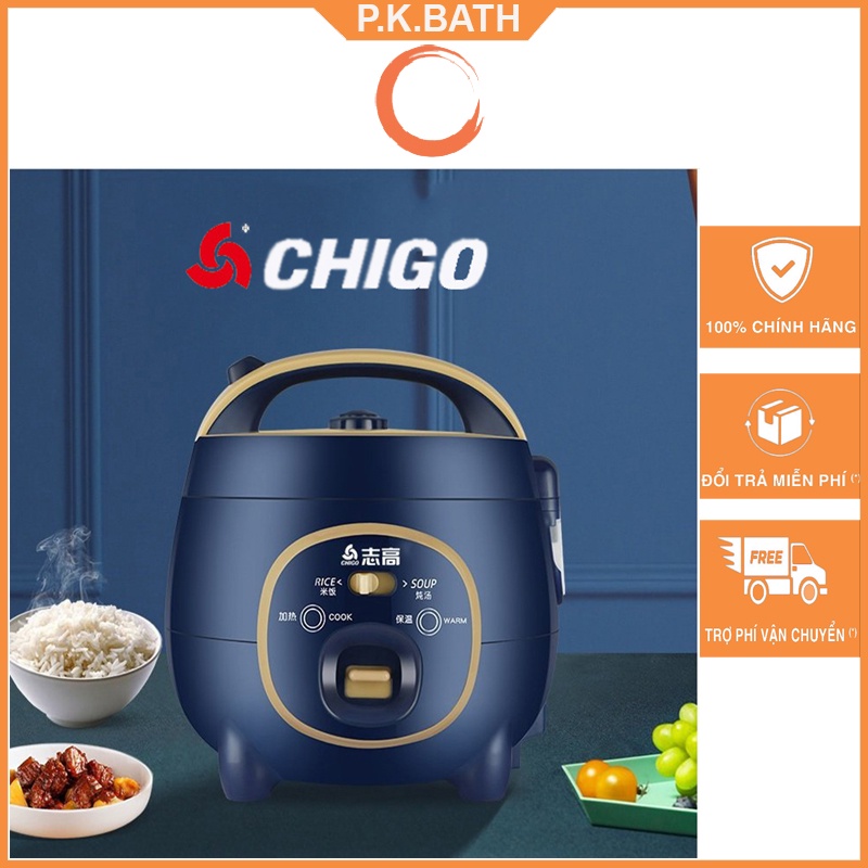 Nồi Cơm Điện Mini Đa Năng Nấu Cho 1-2 Người Ăn - Nồi Cơm CHIGO Thương Hiệu Nội Địa Trung