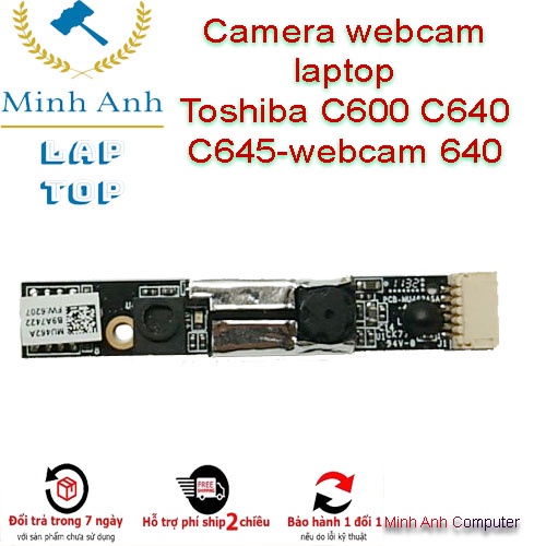 Camera webcam laptop Toshiba C600 C640 C645-webcam 640