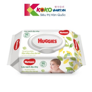 Khăn giấy ướt Huggies không mùi 64M