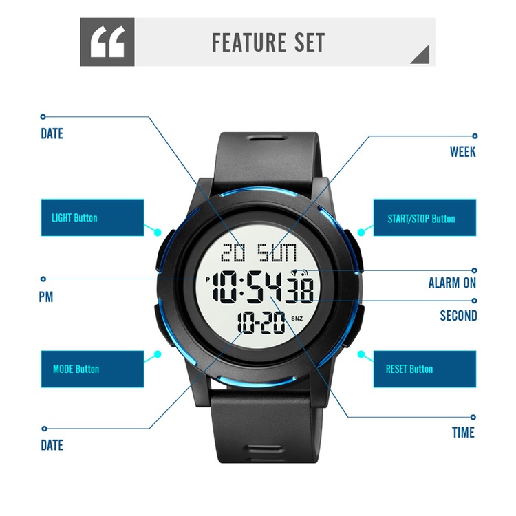 Đồng Hồ Điện Tử Thể Thao SKMEI 1732 Cho Nam