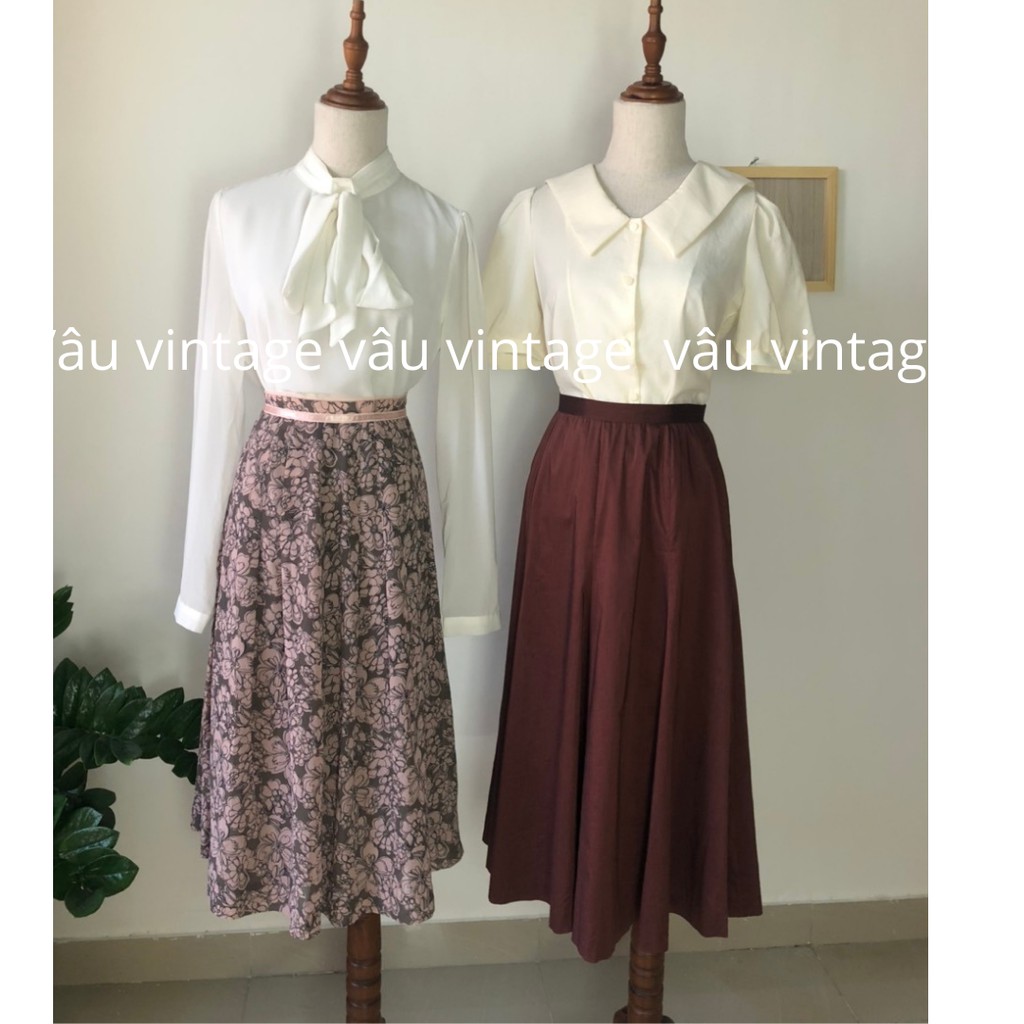 Chân váy voan dài